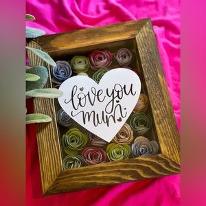 Love you Mum handmade box